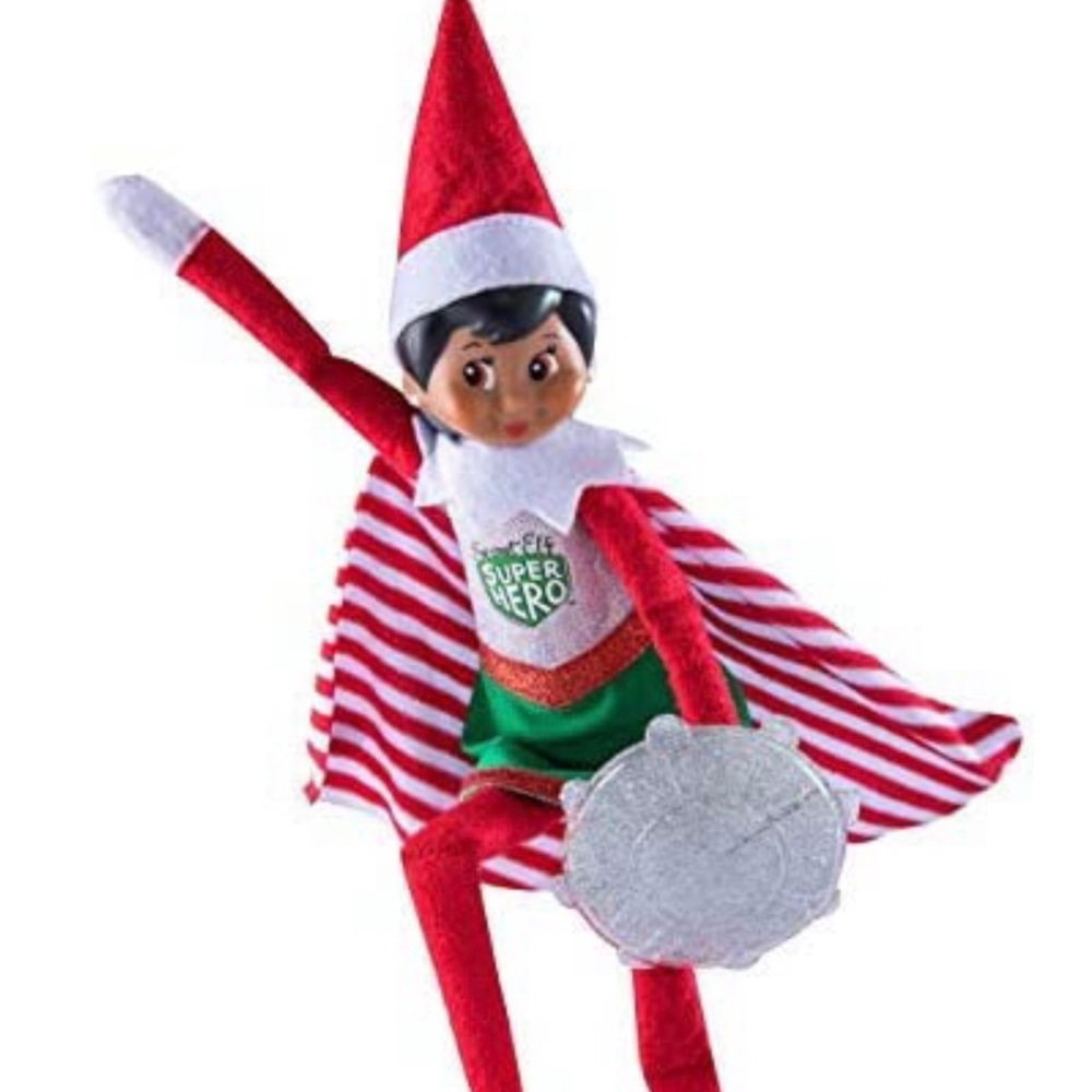 Elf on a shelf super hero costume